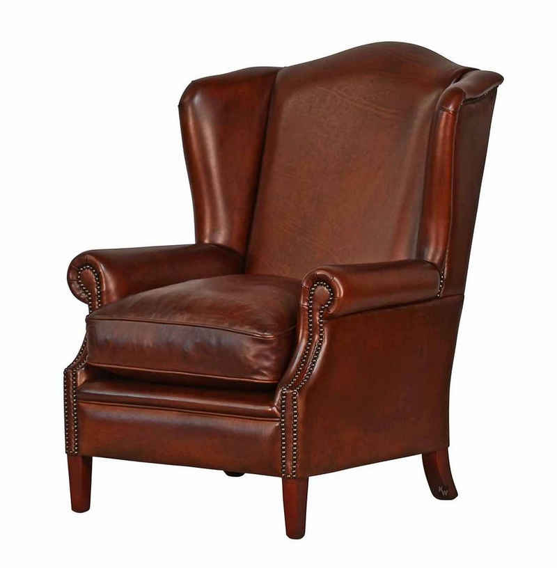 Kai Wiechmann Ohrensessel Wing Chair Vintage dark brown