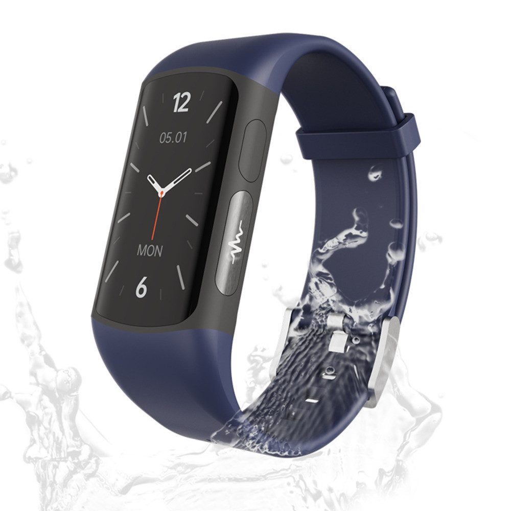 Zevelora Damen's & Herren's Fitness Tracker Telefonfunktion IP67 Wasserdichtes Smartwatch (1,47 Zoll, Android/iOS), Stilvolle Smartwatch für Alltag, Fitness und Gesundheitstracking