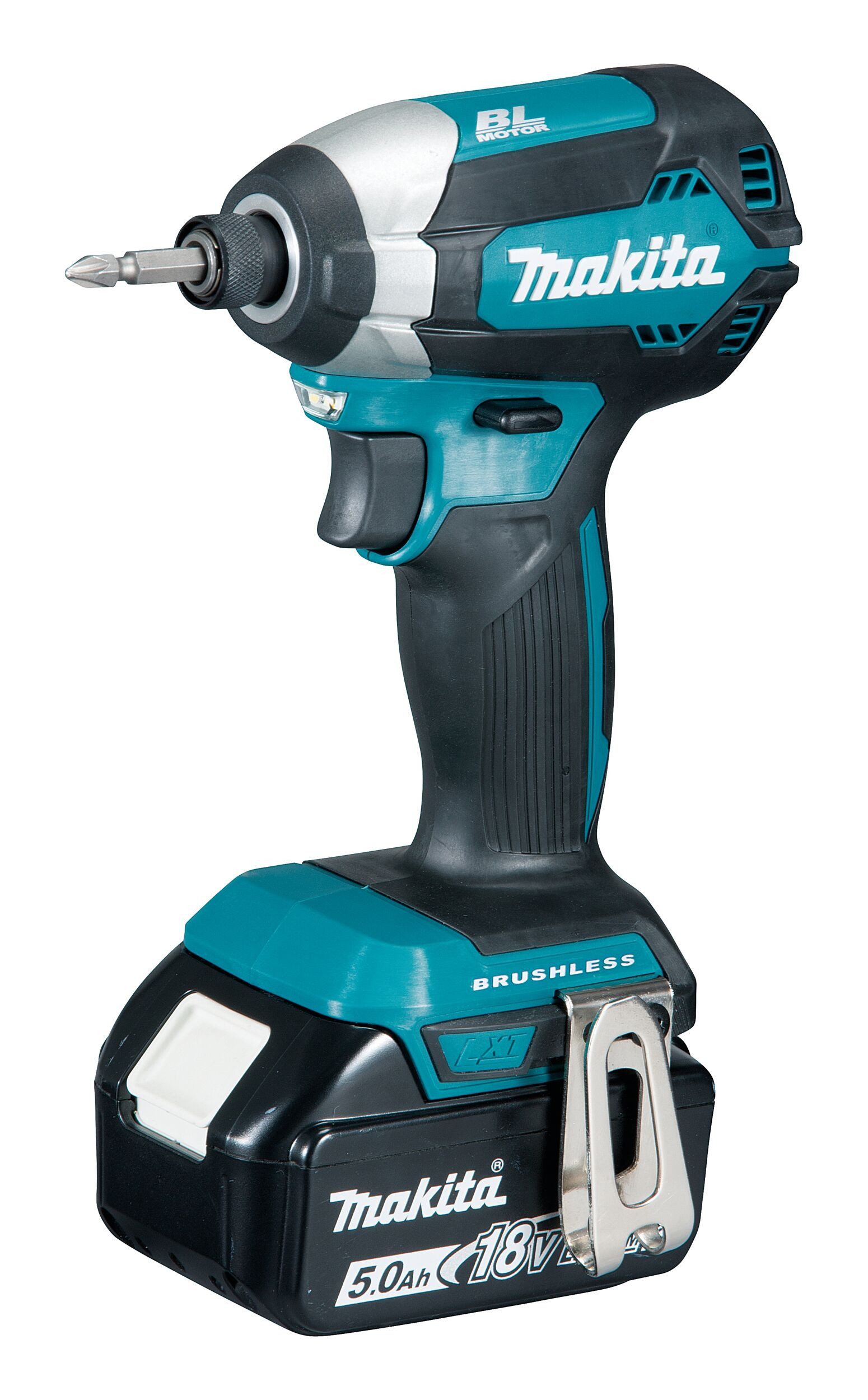Makita Akku-Schlagschrauber, 3400 U/min, 18V, DTD153RTJ, 1/4", 170 Nm, 2 x 5 Ah Li-Ion in MAKPAC 2