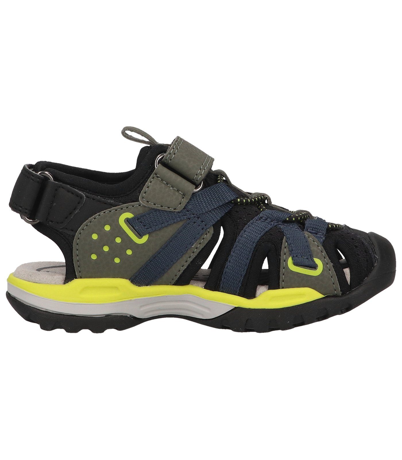 Lederimitat/Mesh Sandalen Military Geox Trekkingsandale