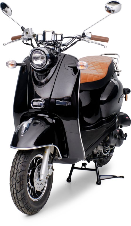 Burnout Motorroller MiniMe 50ccm 45km/h Euro 5 Retro Roller, 50 ccm, 45 km/h,  Euro 5
