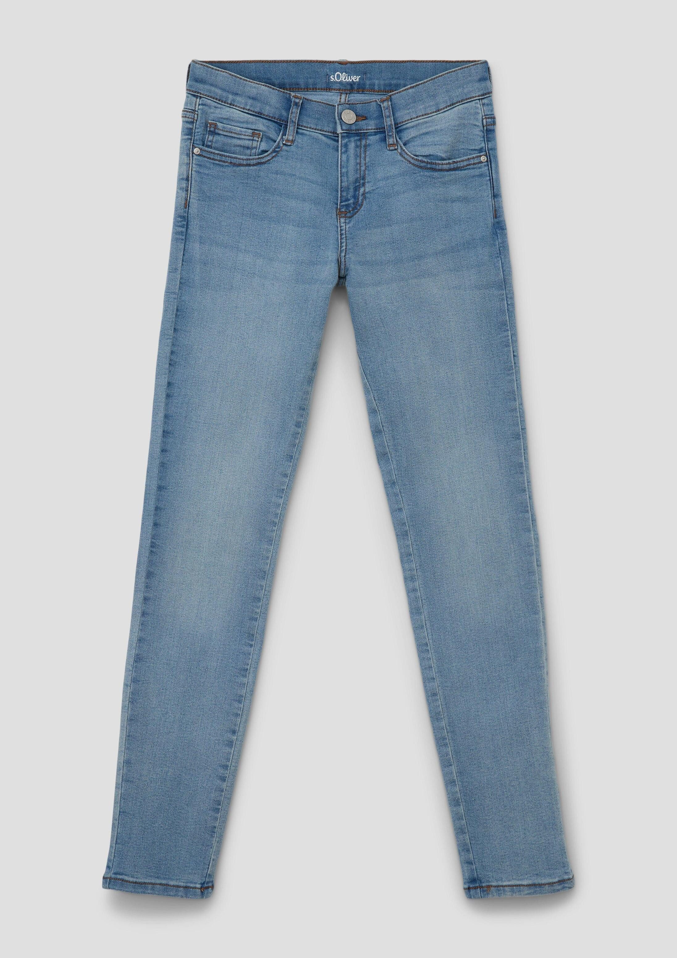 s.Oliver Slim-fit-Jeans Jeans-Hose SURI Jeans Suri / Regular Fit / Mid Rise / Slim Leg