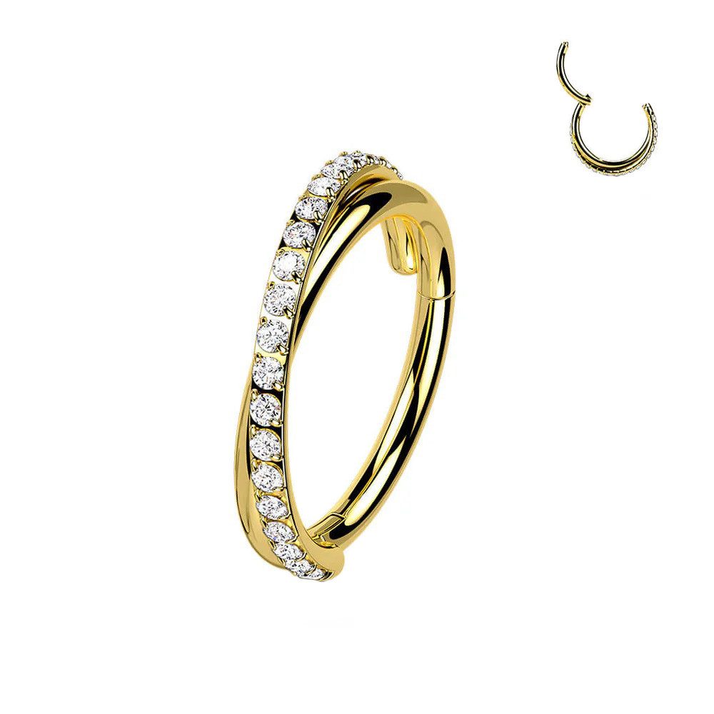 Taffstyle Nasenpiercing Septum Piercing Clicker Tragus günstig online kaufen