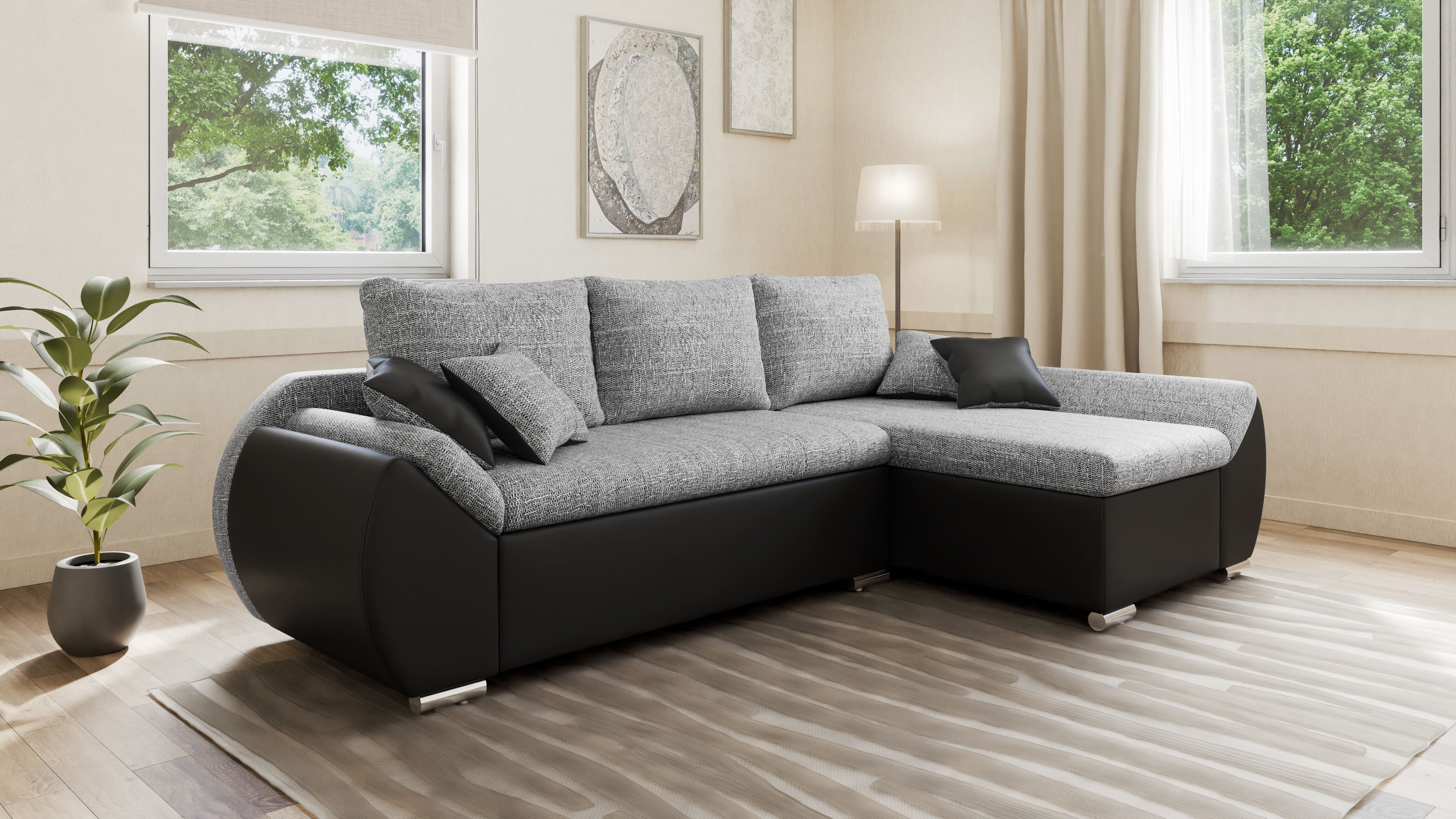 MOEBLO Ecksofa ALEX, L-Form ohne Hocker, günstig online kaufen