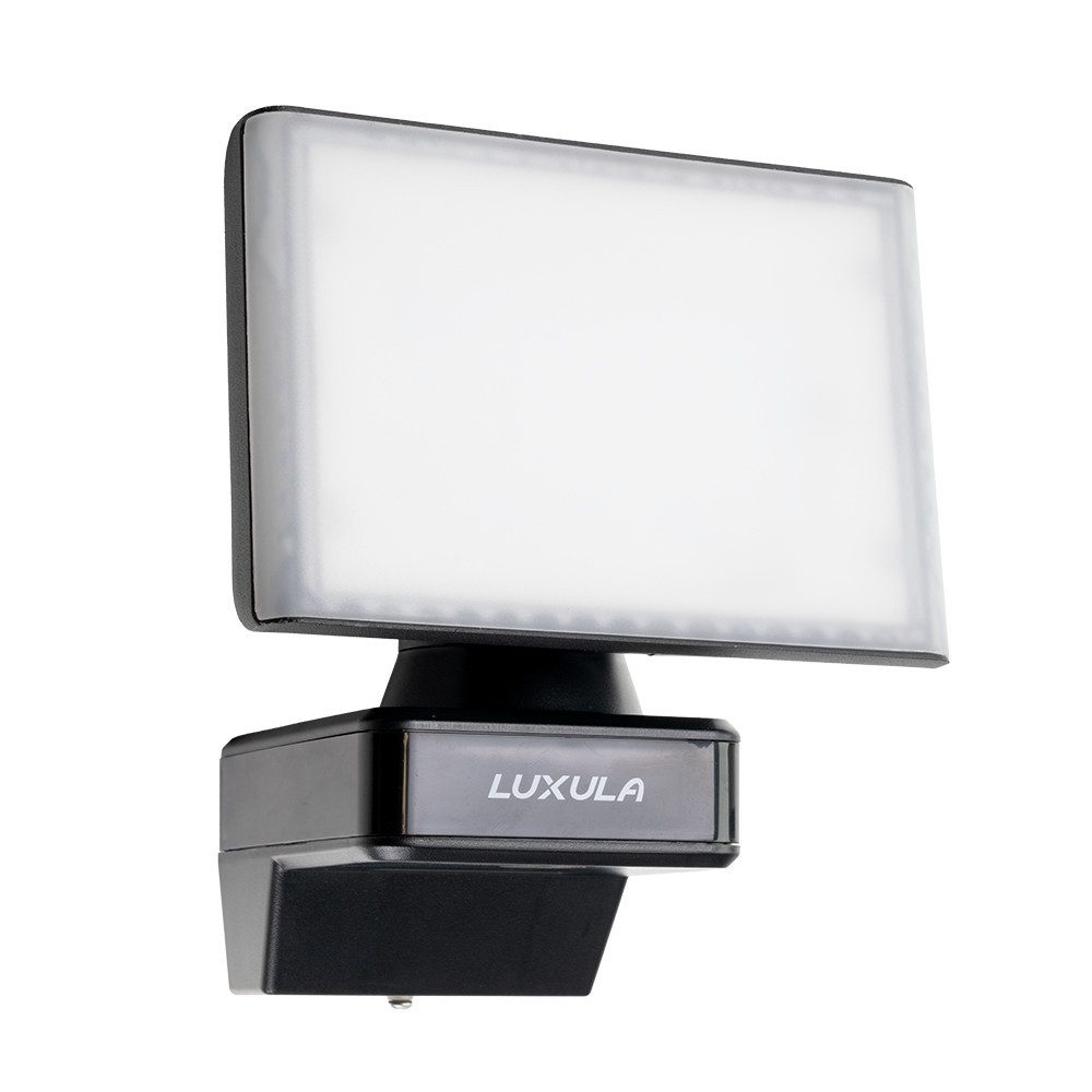 LUXULA LED Wandstrahler schwenkbarer Außenfluter, LED fest integriert, Neutralweiß, Wetterfester Gartenstrahler