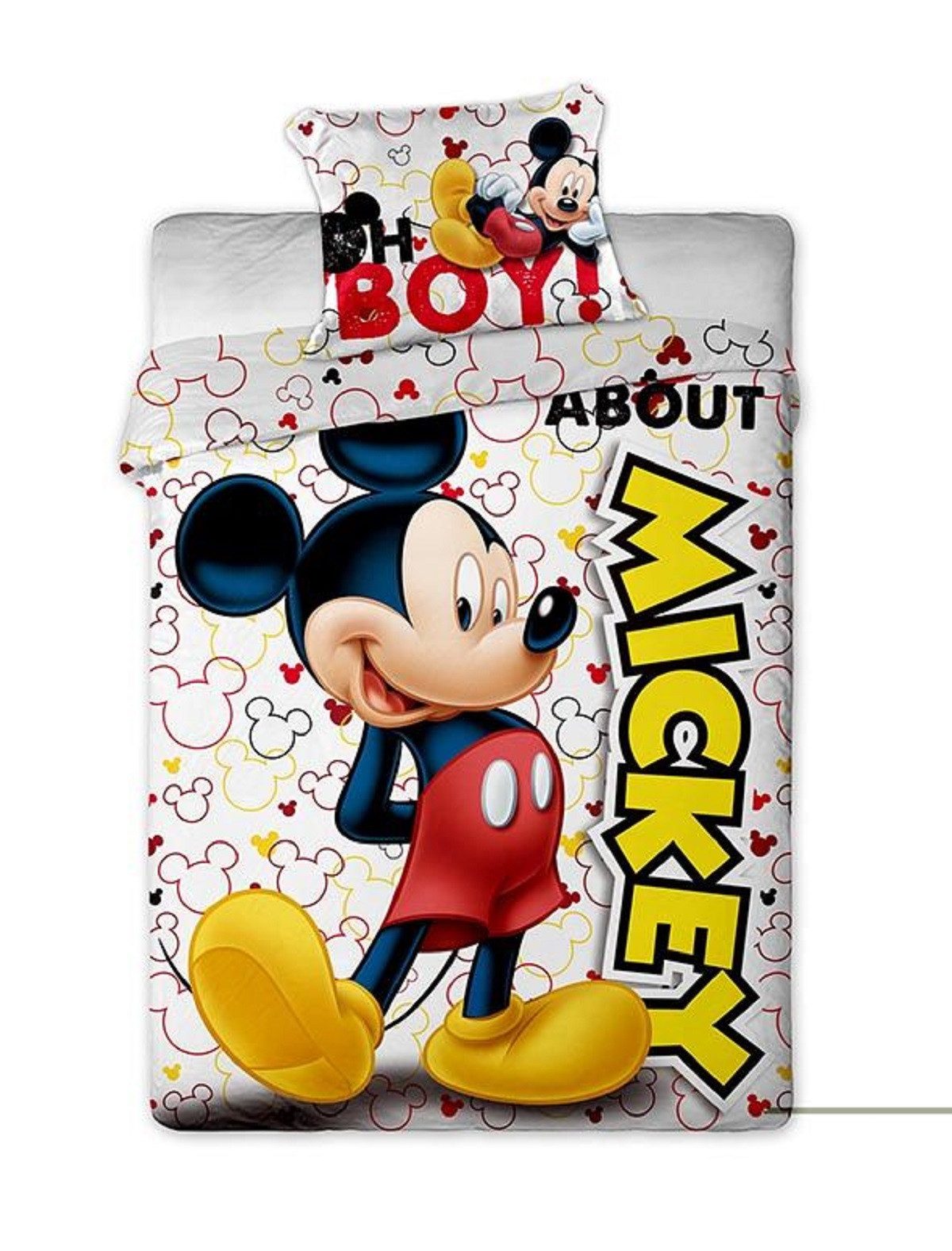 Disney Mickey Mouse Постельное белье Bettbezug 140x200cm und Kissenbezug 63x63 cm für Kinderzimmer