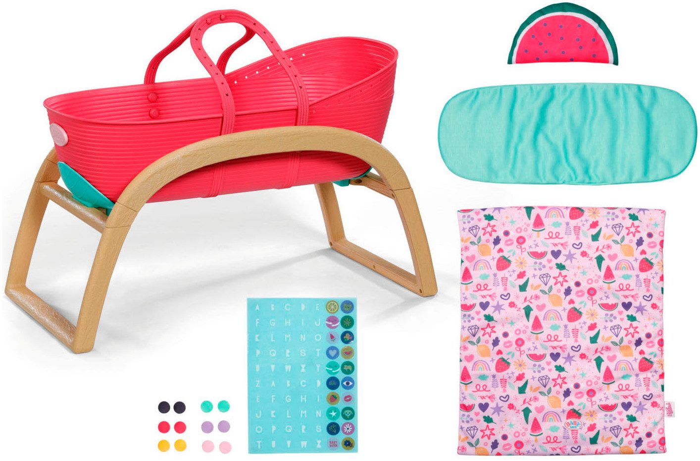 Baby Born Puppenwiege 3 in 1 Wiege Pinplay günstig online kaufen