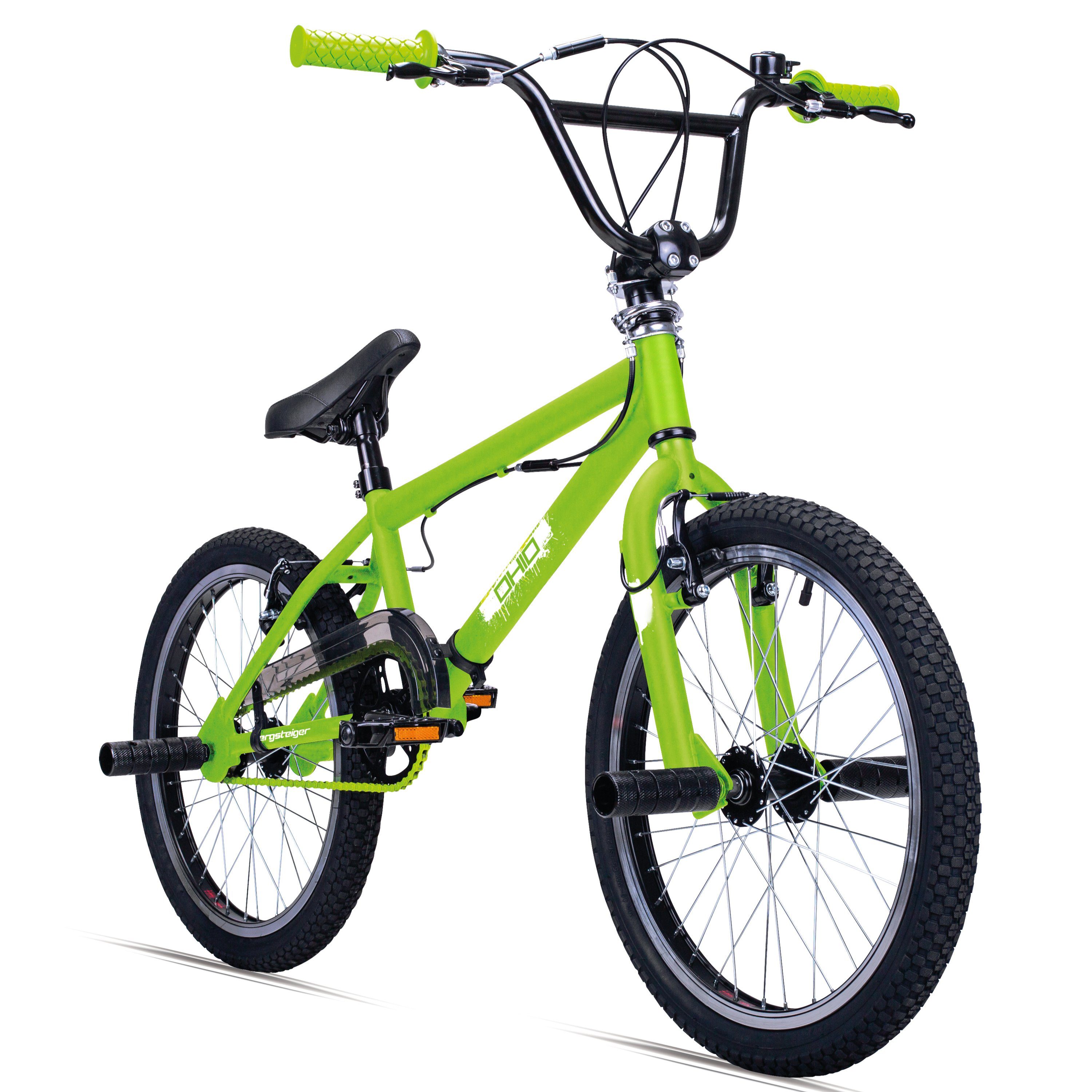 bergsteiger BMXRad »Ohio 20 Zoll BMX, 360° RotorSystem, Freestyle, 4 Stahl Pegs, Kettenschutz