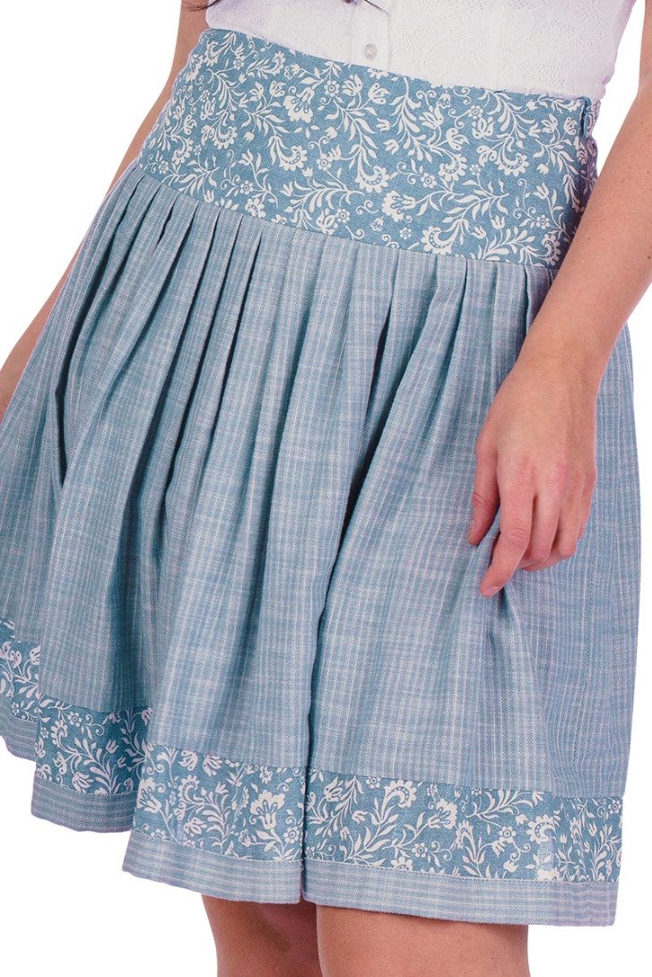 Berwin & Wolff Trachtenrock Trachtenrock - FABIENNE - pale denim