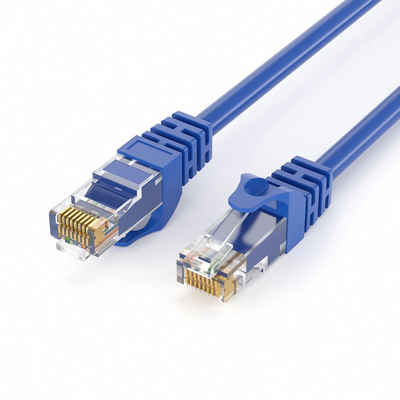 JAMEGA CAT 6 Patchkabel RJ45 Rohkabel LAN Kabel Ethernet Netzwerkkabel LAN-Kabel, CAT.6, RJ-45 Stecker (Ethernet) (150 cm)