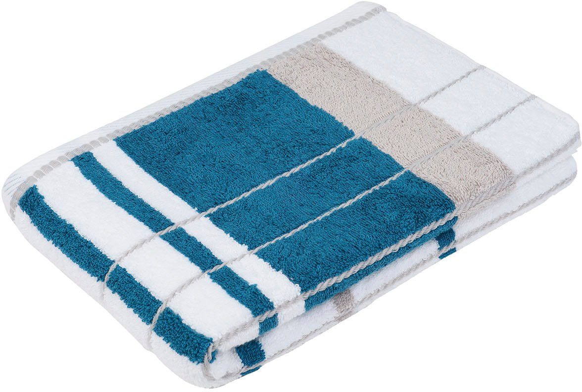 Gözze Duschtuch Berlin Streifen, Frottier (1-St) günstig online kaufen