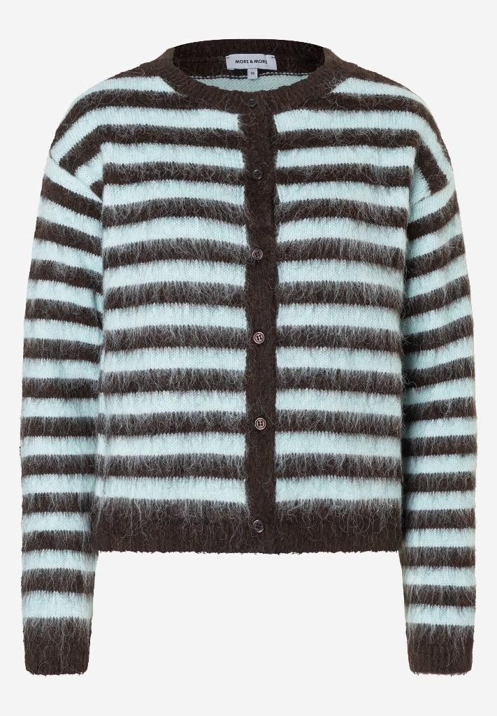 MORE&MORE Strickjacke Streifen-Cardigan