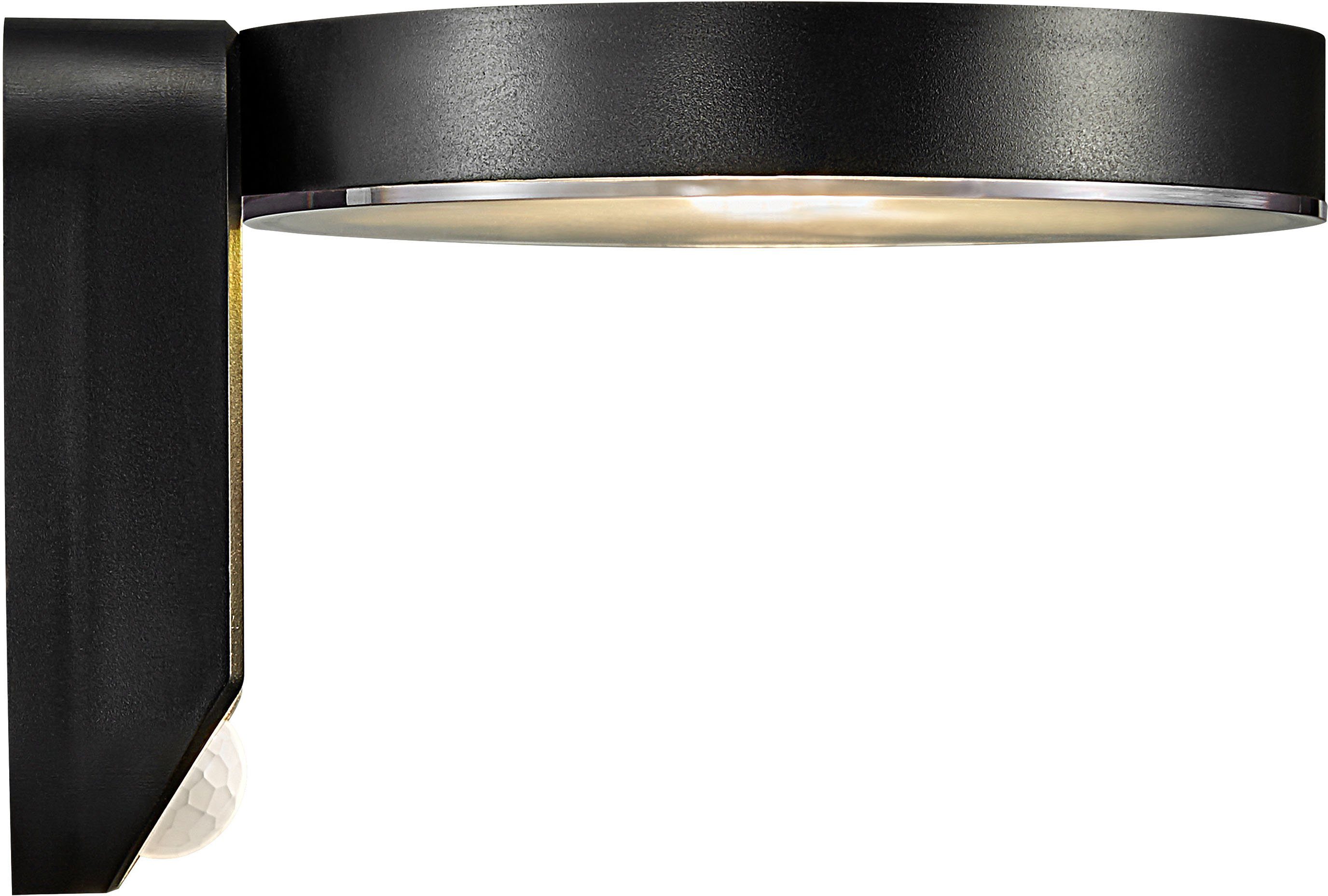 Nordlux LED Außen-Wandleuchte RICA, LED fest integriert, Solar Modul,  einfache Montage ohne Stomanschluß