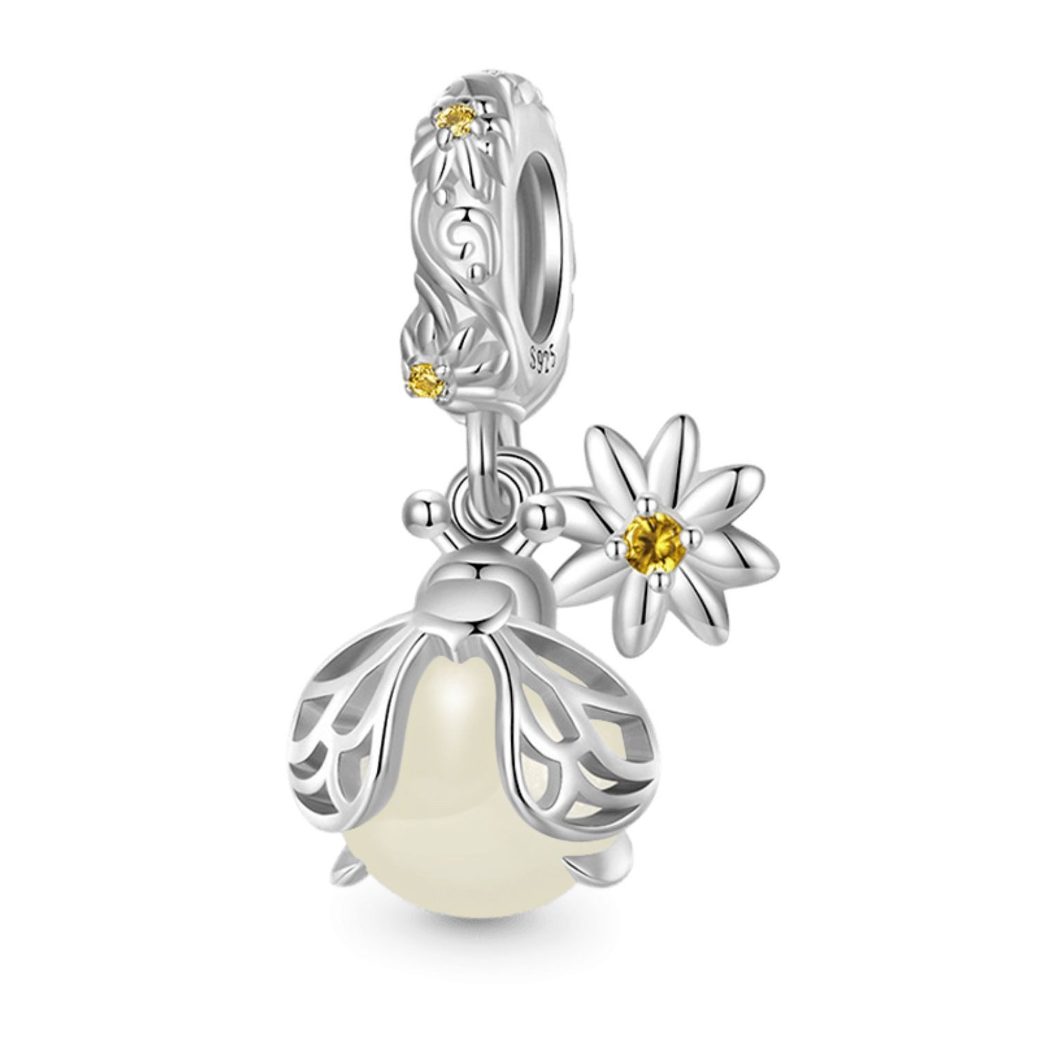 Gnoce Bead Gnoce Charm Glühwürmchen HLC081