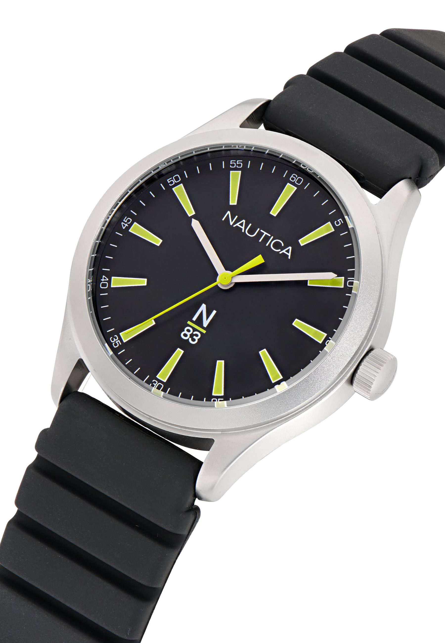 NAUTICA Quarzuhr HANNAY BAY, (1-tlg., Not a set – not applicable to this product), Quarz-Analoguhr