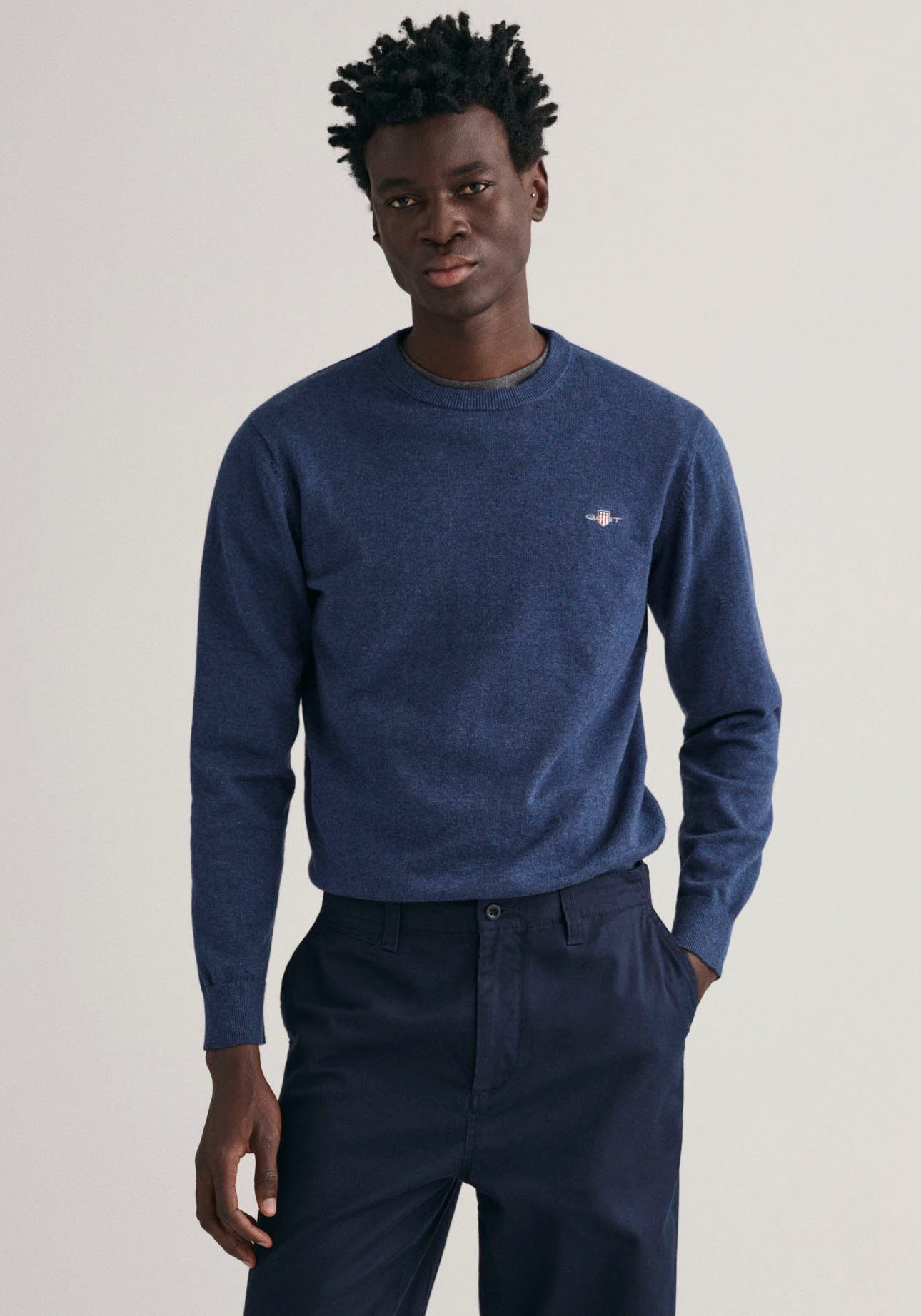 Rundhalspullover CLASSIC COTTON C-NECK
