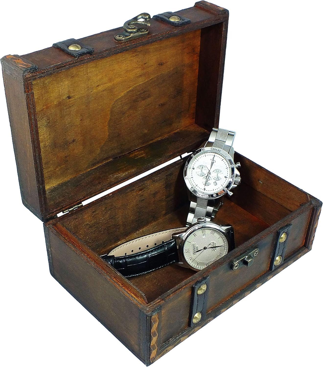 Safe-Album Schatzkiste Holztruhe ideal als Hochzeitsgeschenke für Brautpaar Geldgeschenke – Bild 2 von 2