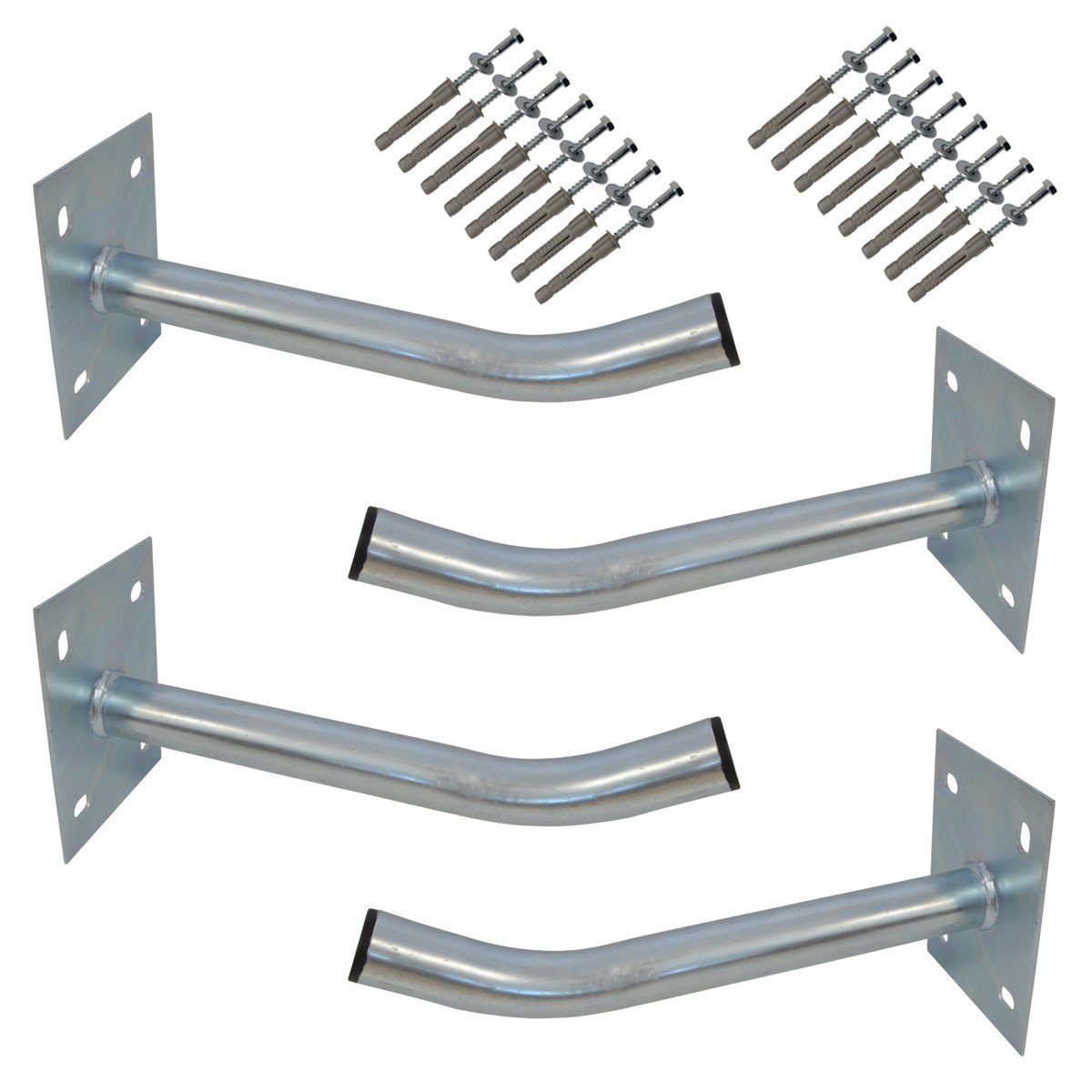 Lautsprecherständer 4x Autoreifen Wandhalter 35cm für Reifen Wandhalterung Schraubensatz