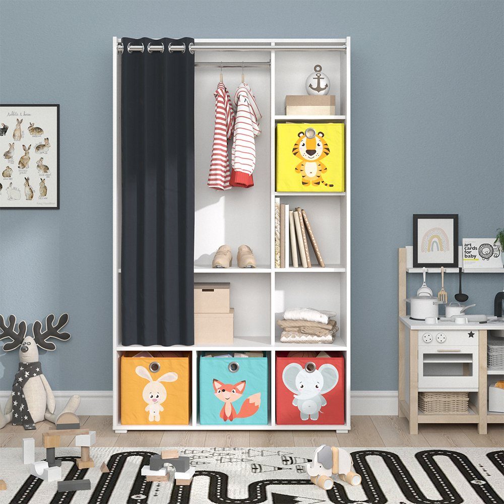 Vicco Kleiderschrank Luigi, Weiß, 105.8 x günstig online kaufen