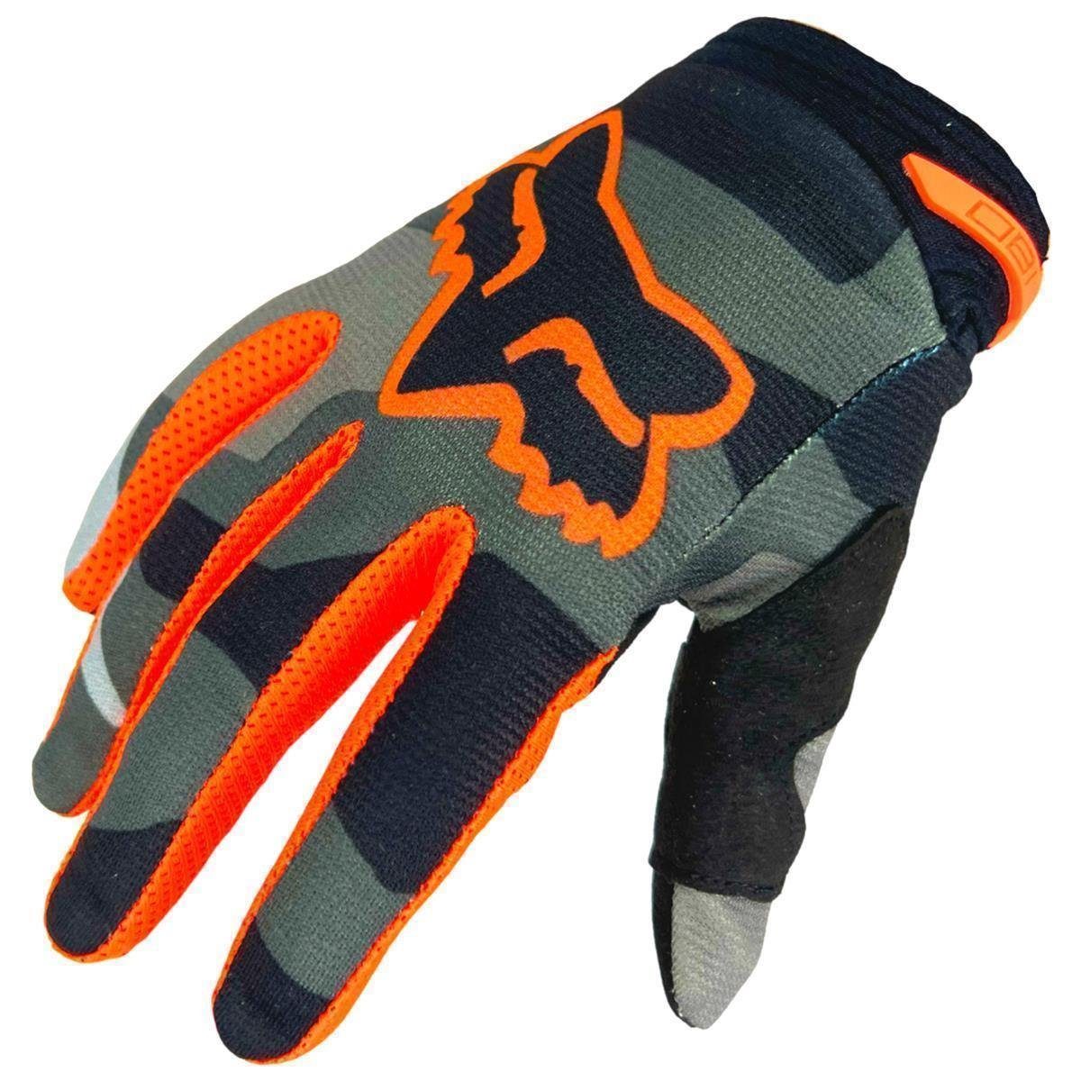 Fox Racing Motorradhandschuhe Fox Glove Camo BNKR Grau Handschuhe 180