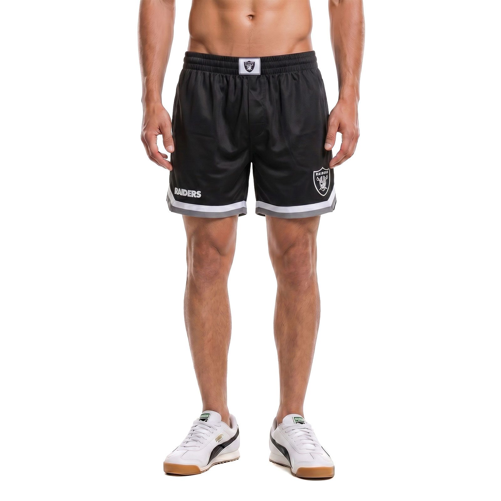 New Era Shorts Short New Era Las Vegas Raiders Las Vegas Raiders Logo