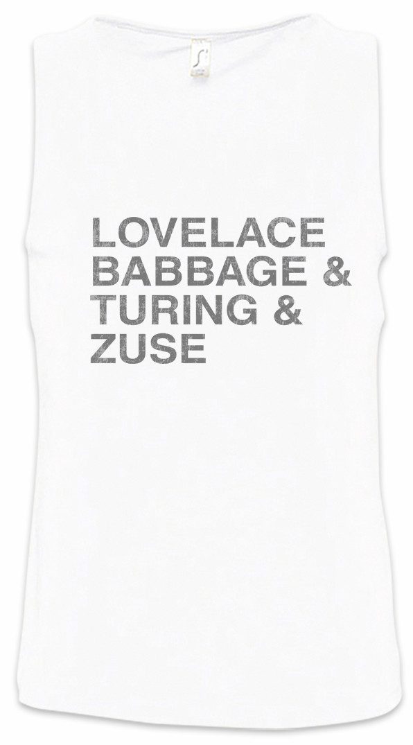 Tanktop Lovelace & Babbage & Turing & Zuse Ärmelloses T-Shirt The Thrilling