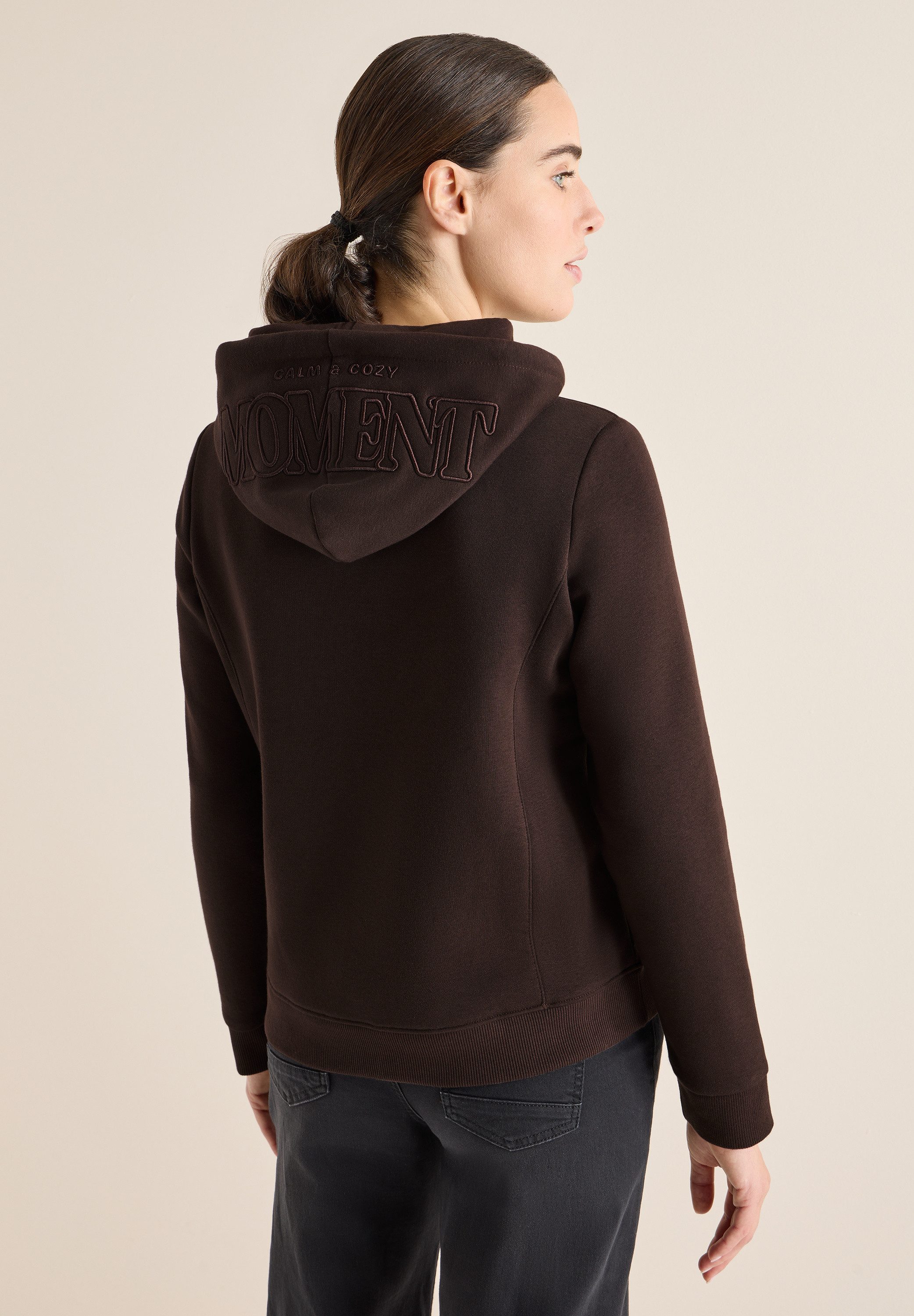 CECIL Sweatshirt mit Kapuze mit Tunnelzugband günstig online kaufen