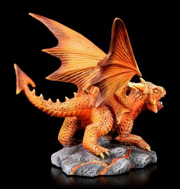 Figuren Shop GmbH Fantasy-Figur Drachen Figur - Baby Fire Dragon - Anne Stokes Fantasy Deko