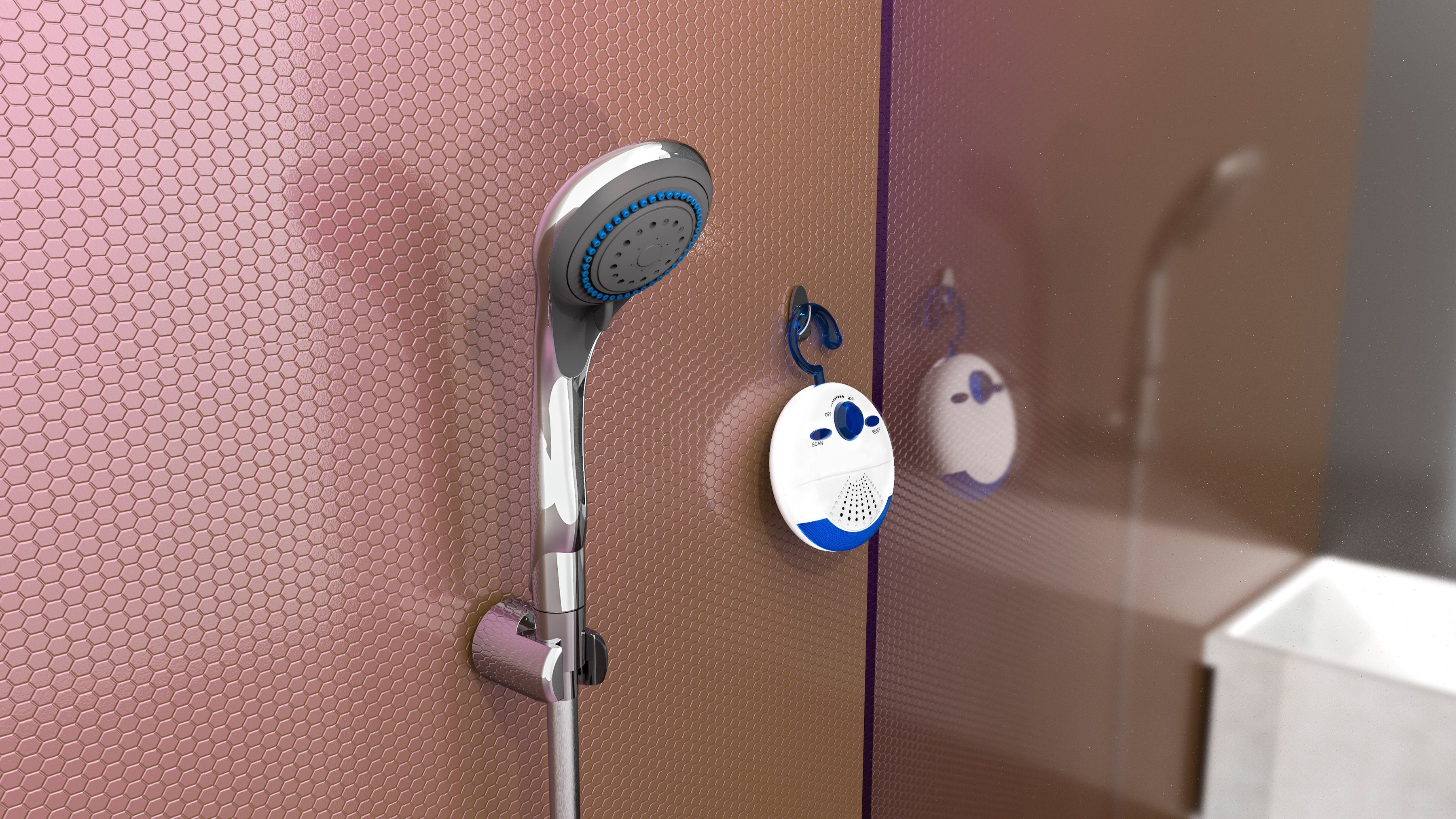 Kirchhoff Handbrause SHOWER & SWING, mit Duschradio