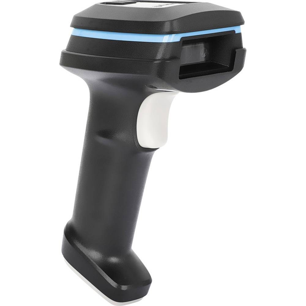MANHATTAN 2D Wireless Barcode-Scanner Funk 1D, 2D LED Schwarz Hand-Scanner Funk, Scanner