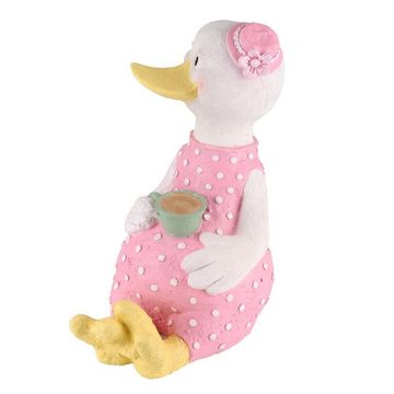 440s Wandspruch 440s Figur Ente Liselotte aus Polyresin, ca. 40 cm H (1 St), Künstler: SABO Design