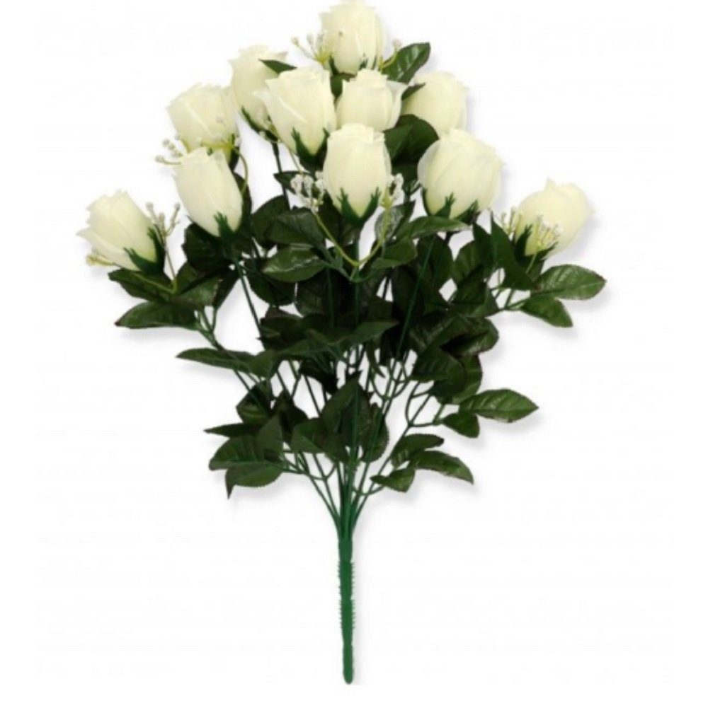 50 Blumenstrauß  Kunstblumen Künstliche Blumen Rose Hochzeit Haus Deko M4848 