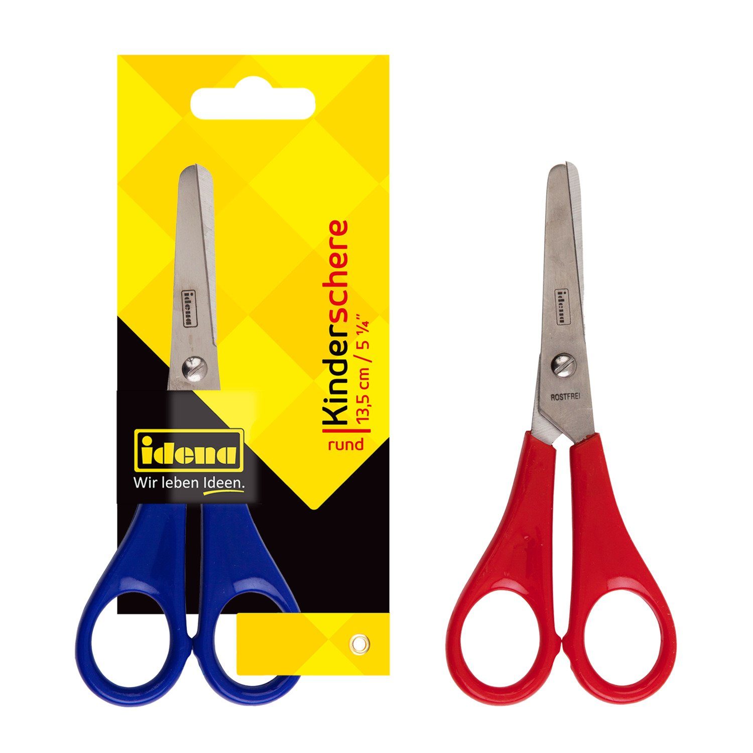 Idena Papierscheren Idena Kinderschere rund 5 1/4",für Rechtshänder