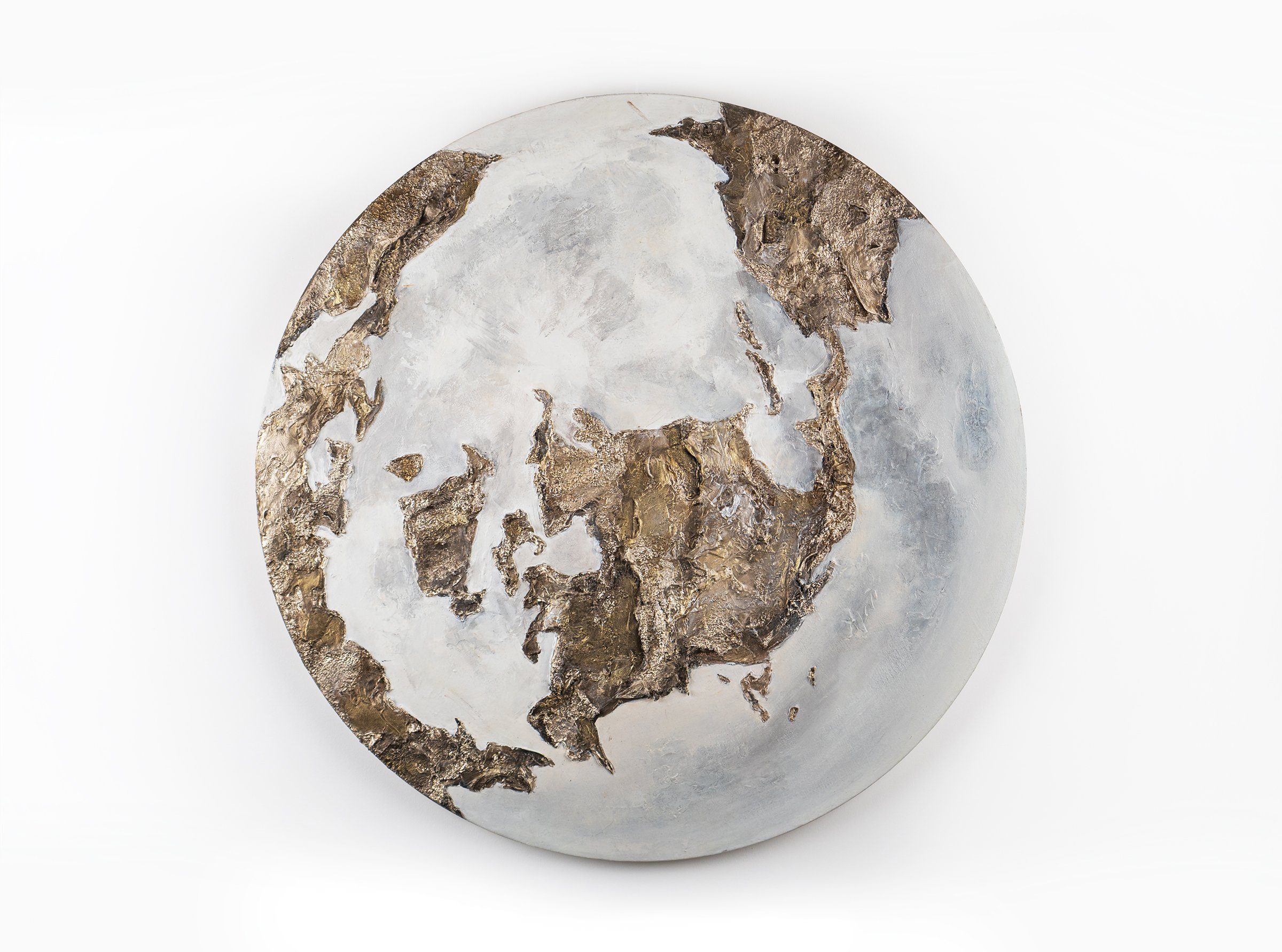 Planet Gemälde Erde, Goldene YS-Art