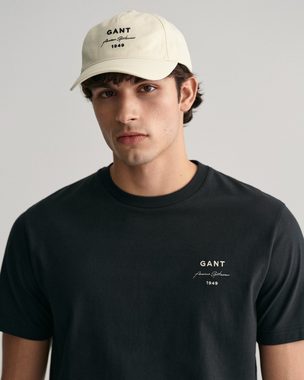 Gant T-Shirt LOGO SCRIPT SS T-SHIRT GANT-Grafikprint auf der Brust