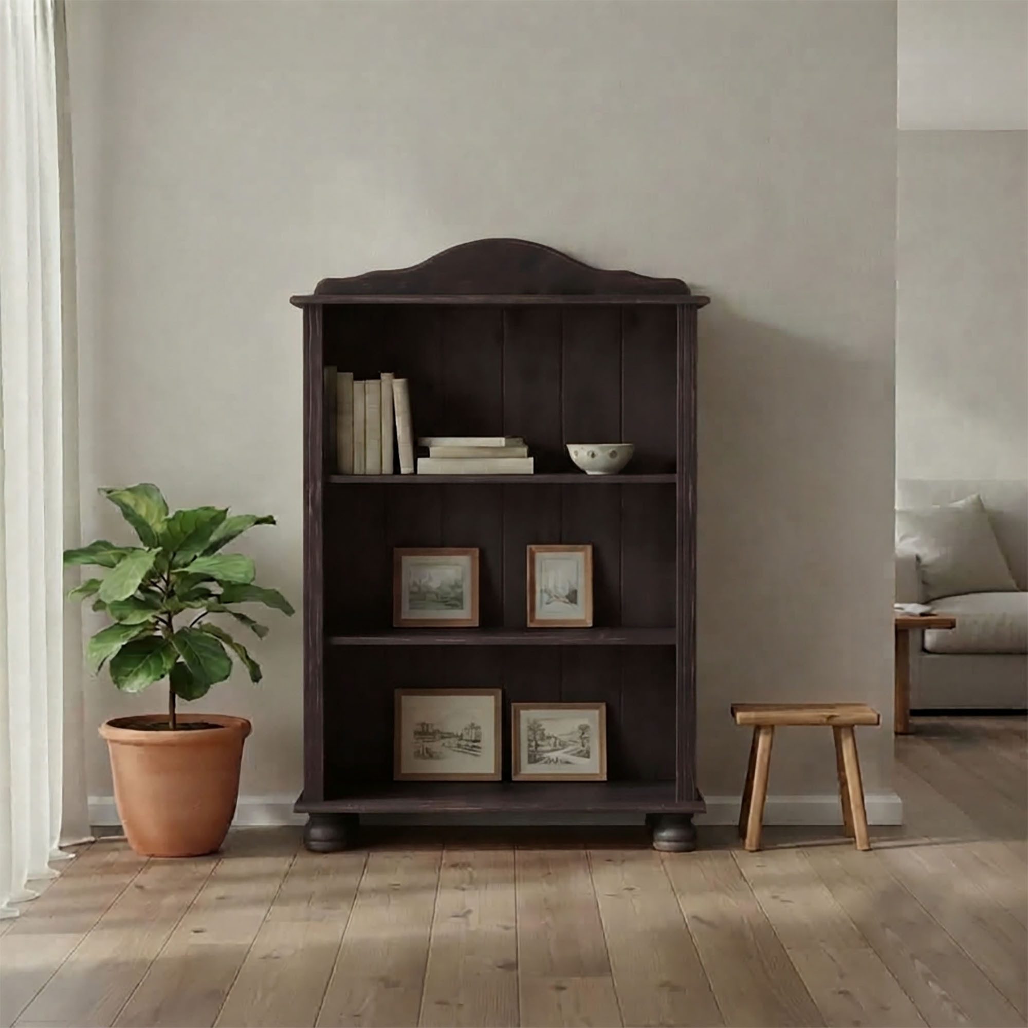 OTTO home Regal Mette, aus massivem Kiefernholz, in unterschiedlichen Größen und Farben
