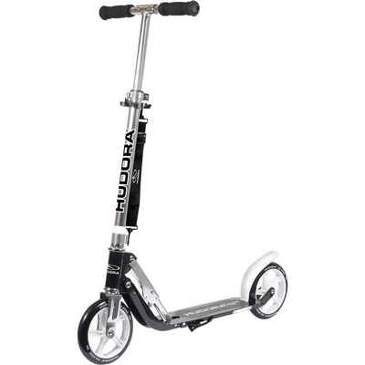 Hudora Cityroller »Alu-Scooter BigWheel® 180, schwarz/weiß«