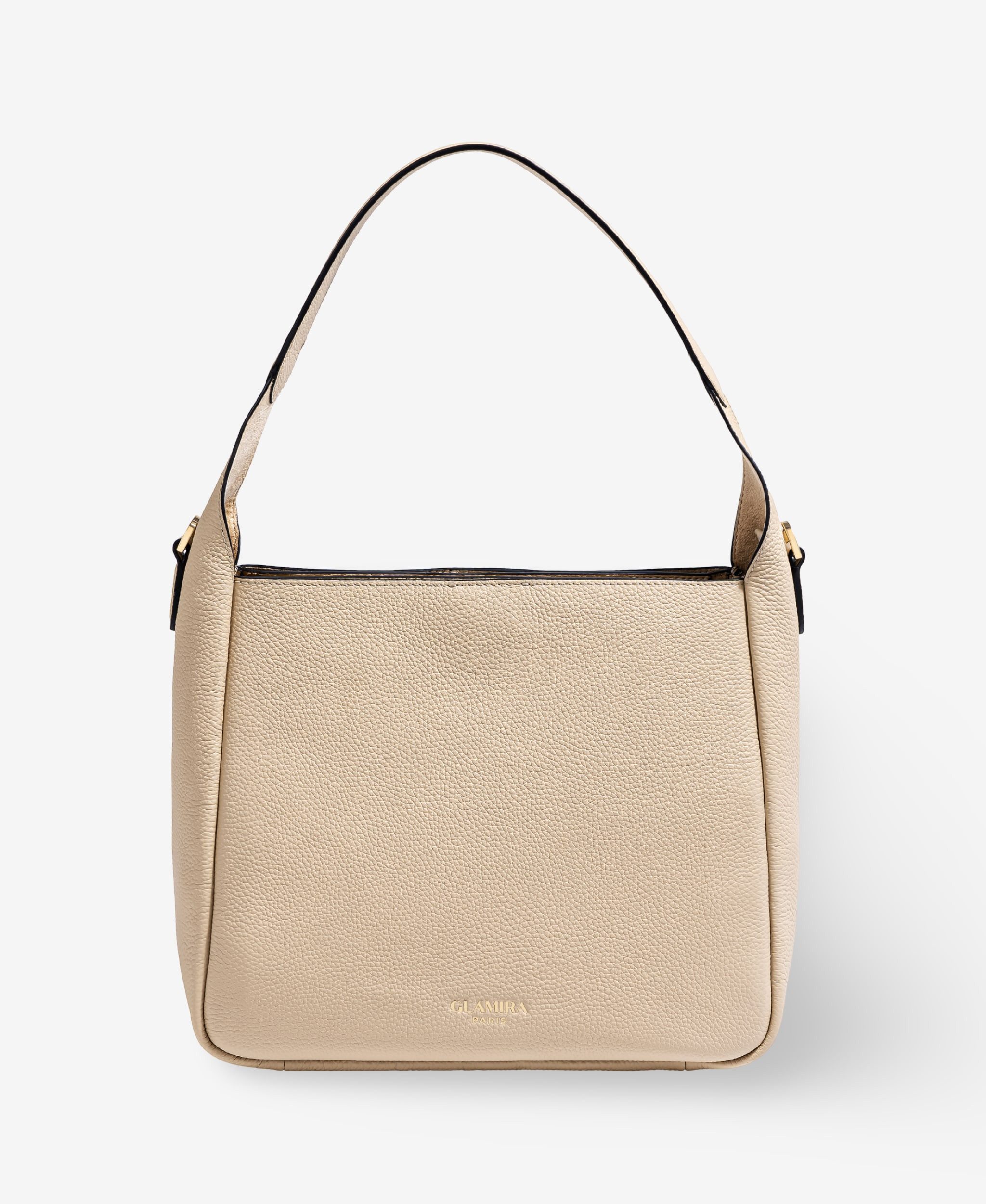 GLAMIRA Schultertasche Lysandra Beige Schultertasche (1-tlg), echt Leder