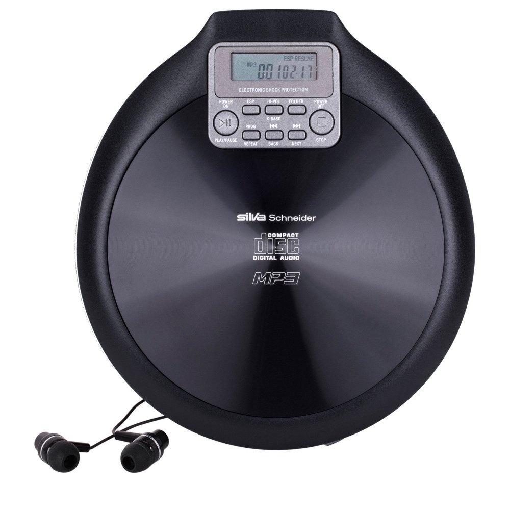 Silva 251004 schneider mcd 50 sw cd-player portabler cd-player schwarz CD-Player
