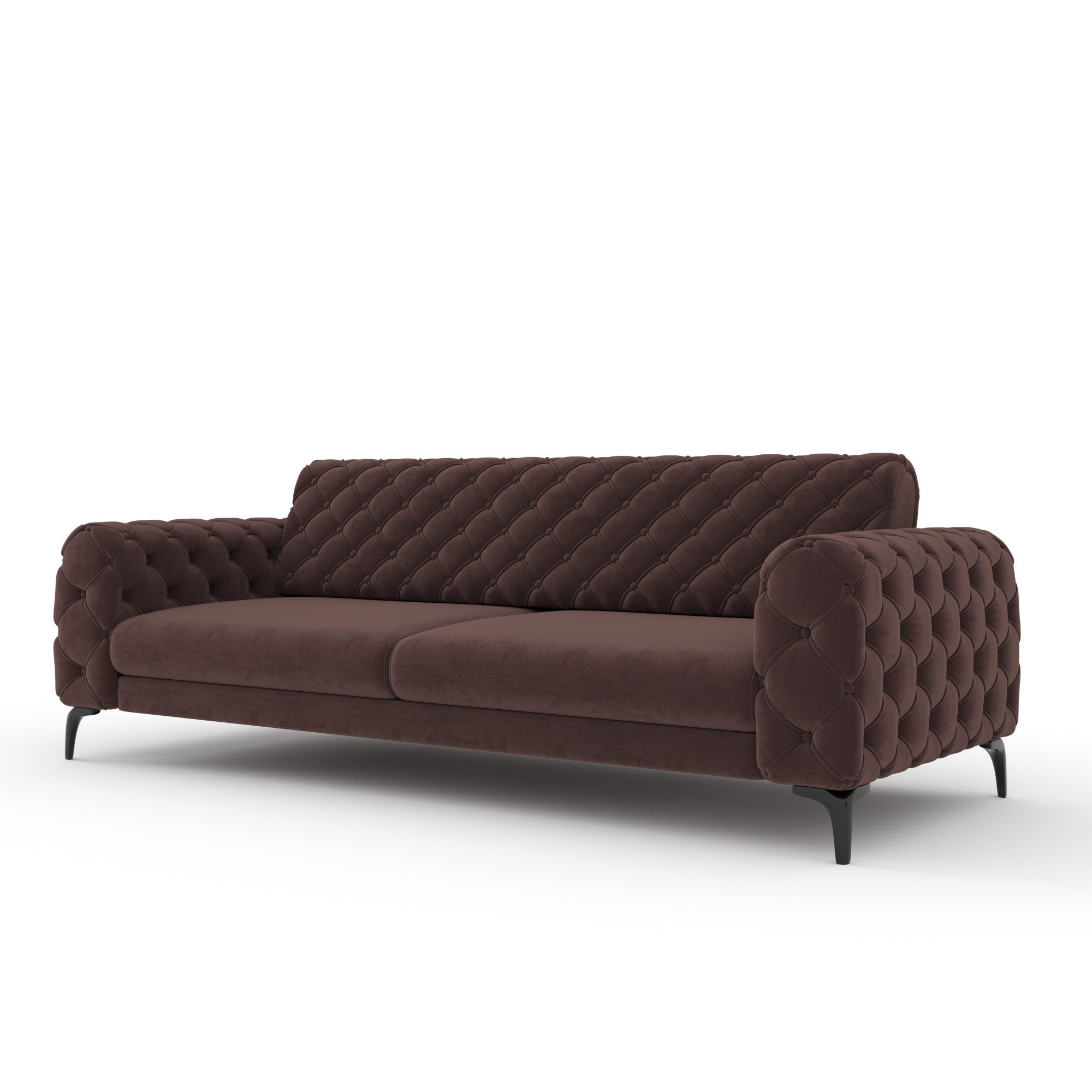 Möbeldreams Chesterfield-Sofa Arizona Sofa Chesterfield mit Schlaffunktion