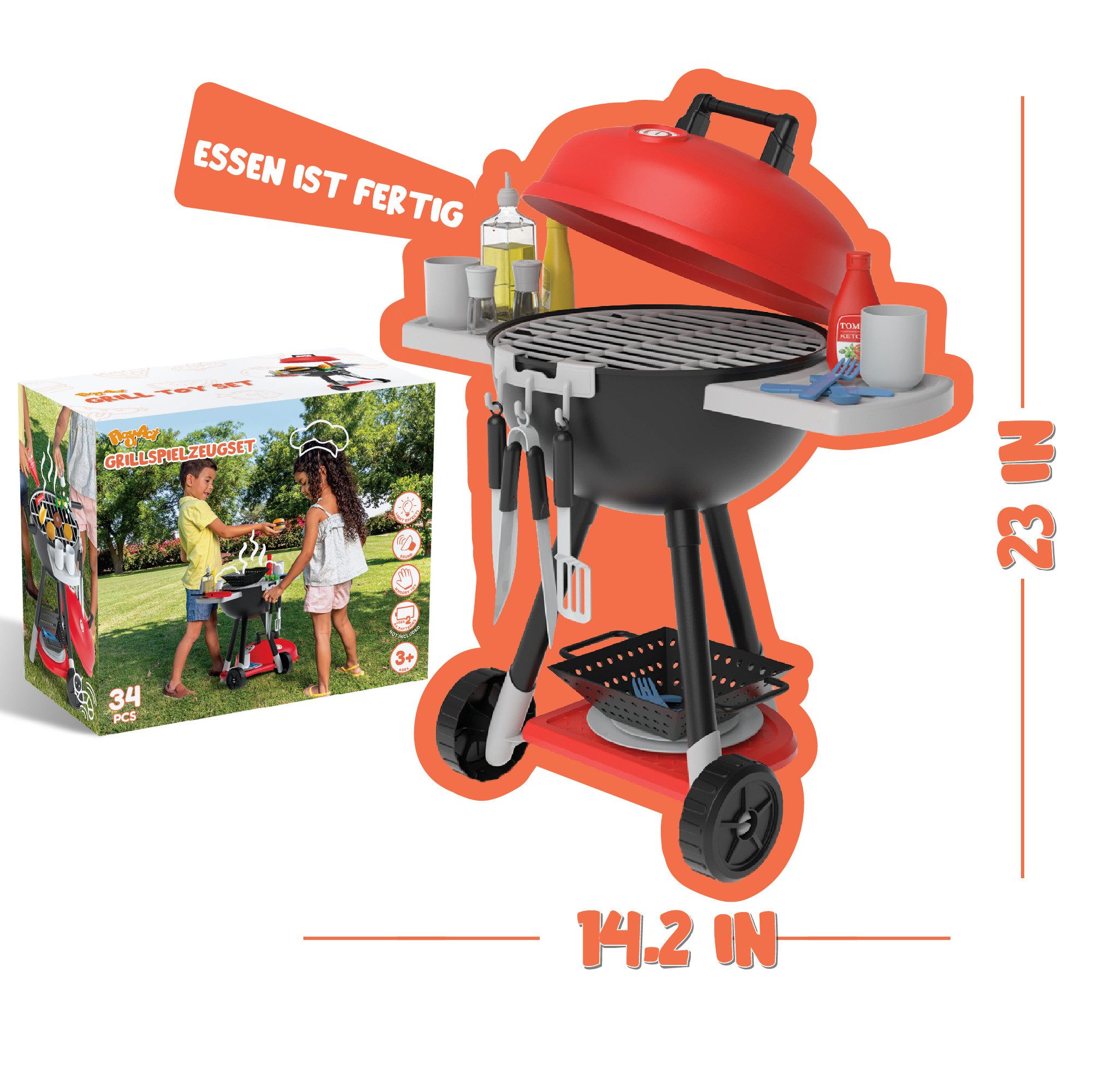 JOYIN Kinder-Grill 34 PCS Grill Spielzeug günstig online kaufen