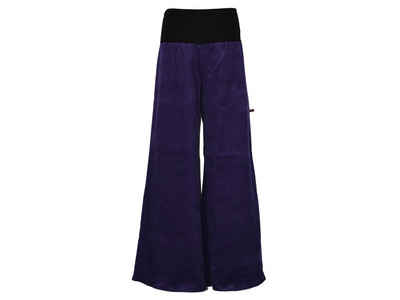 dunkle design Cordhose Marlene Stil Feincord Lila