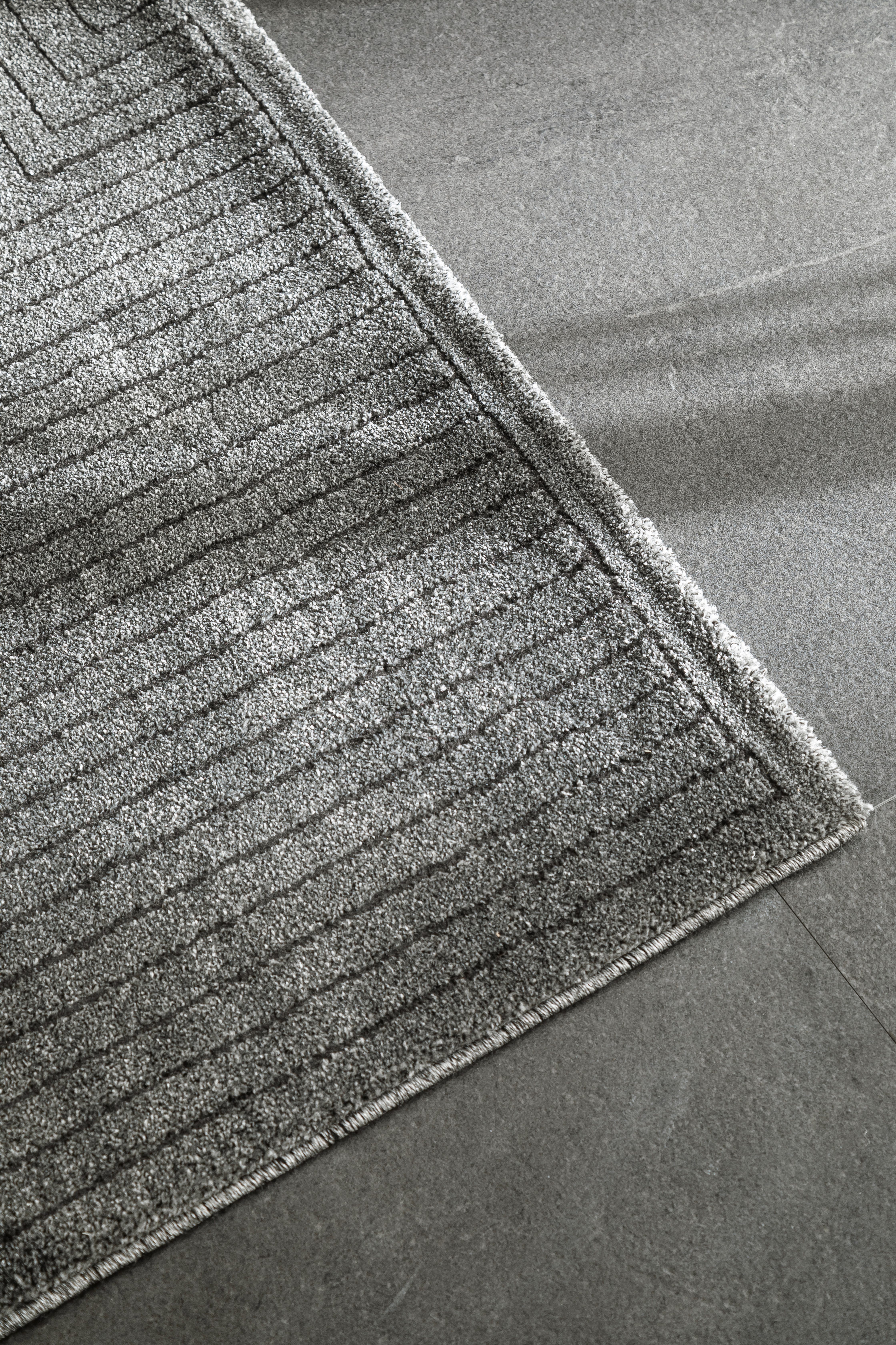 SCHÖNER WOHNEN-Kollektion Teppich Pure 6317-242, rechteckig, Höhe: 22 mm, Kurzflor, Hoch Tief Struktur, Wohnzimmer, Schöner Wohnen Kollektion