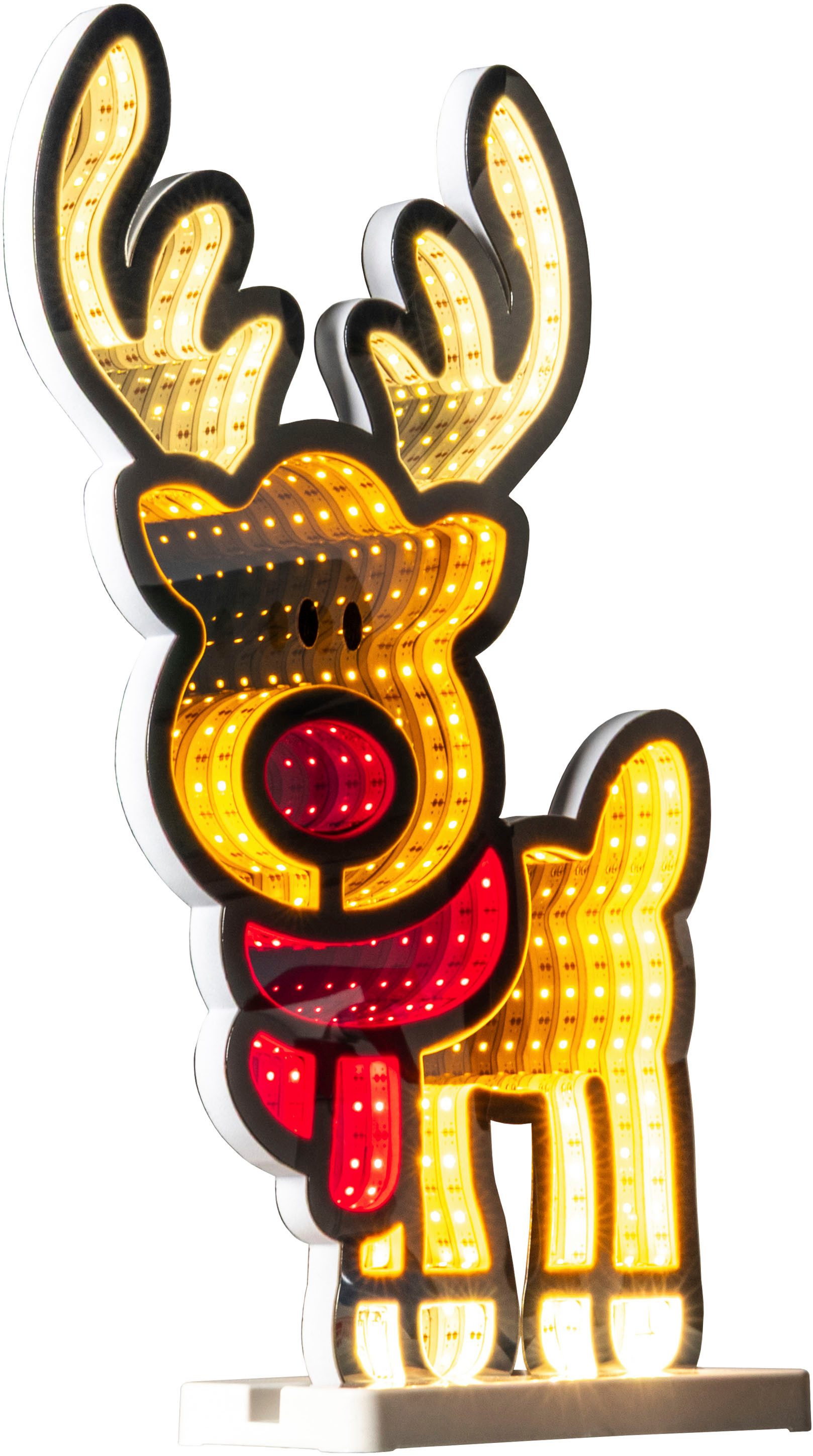 my home LED Dekofigur LED-Rentier Evaya, LED fest integriert, Warmweiß, Inf günstig online kaufen