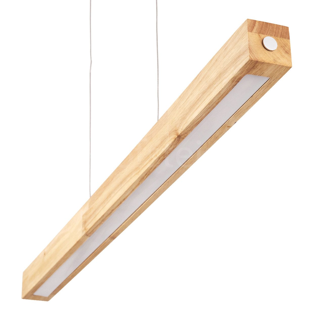 hofstein Pendelleuchte dimmbare Hängelampe aus Metall/Holz/Kunststoff günstig online kaufen
