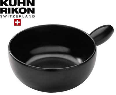 KUHN RIKON Fonduetopf Kuhn Rikon Käsefondue Caquelon Classic schwarz Ø 23 cm - Induktion