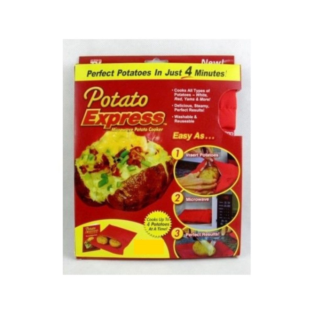 Gemüsebeutel Kochbeutel für Kartoffeln in der Mikrowelle, 100% Polyester, (1-tlg)