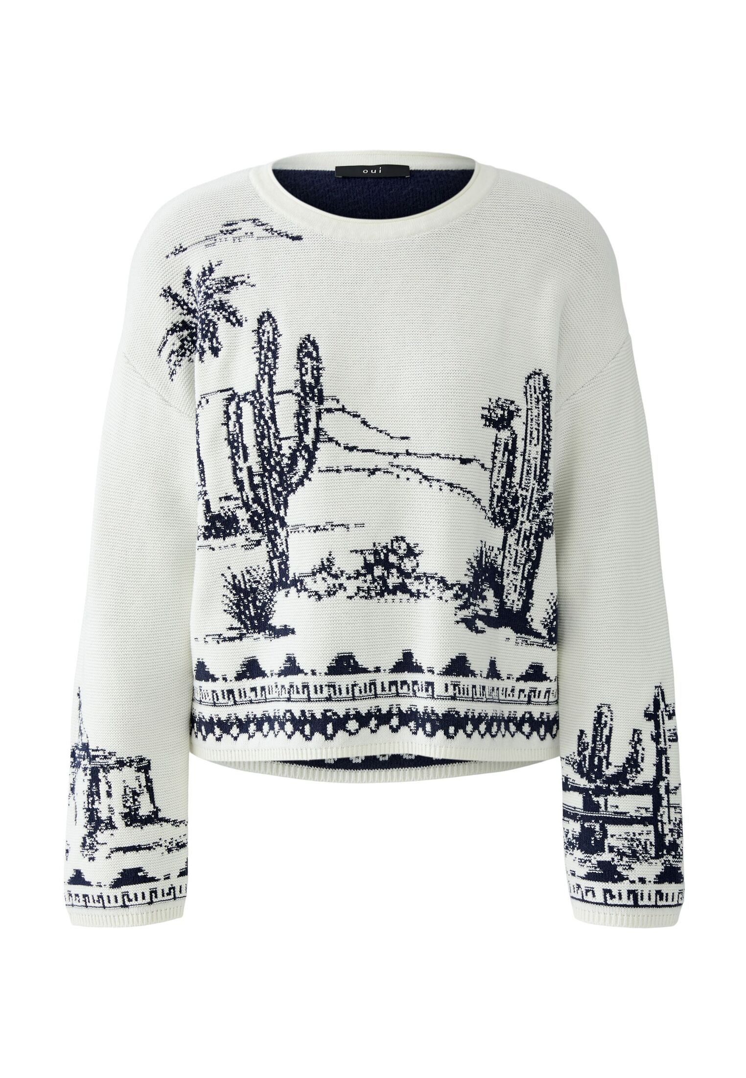 Oui Rundhalspullover Pullover günstig online kaufen