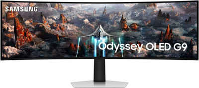 Samsung Odyssey OLED G9 S49CG934SU Curved-Gaming-OLED-Monitor (124 cm/49 ", 5120 x 1440 px, Quad HD, 0,03 ms Reaktionszeit, 240 Hz, OLED, 0.03ms (G/G)