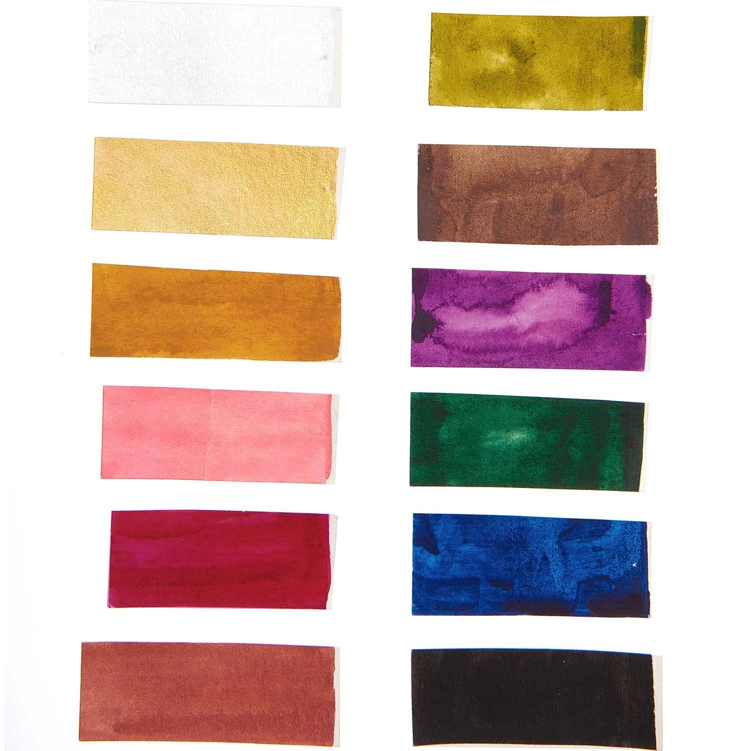 Rico Design Aquarellstifte ART Essential Aquarellfarben Earthy Colours 12 Farben, (12er Set)